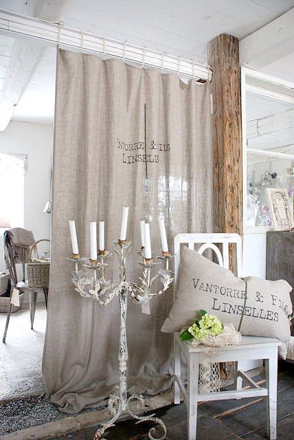 25 Ways To Use Curtains As Space Dividers - DigsDigs